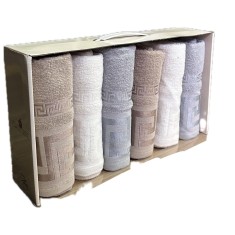 Set 6 prosoape de baie Undolia