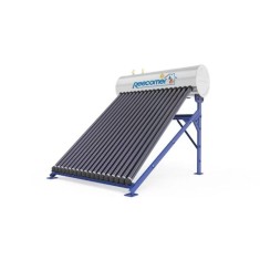 Panou solar presurizat Reecomer, inox si sticla, 18 tuburi vidate , 150 l, TVA 9%