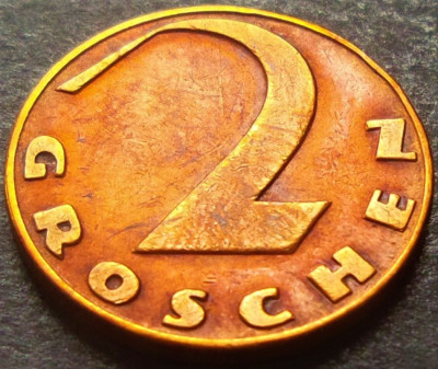Moneda 2 GROSCHEN - AUSTRIA, anul 1927 * cod 3095 foto