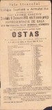 HST 359S Afiș Ateneu Iași ianuarie 1918 piesă teatru general Averescu