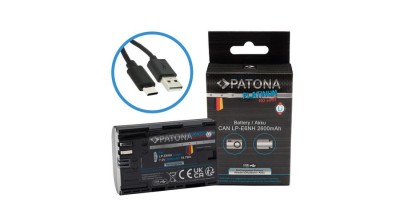 Baterie PATONA Platinum cu intrare USB-C f. Canon EOS R5 EOS R6 R7 R6II LP-E6NH foto