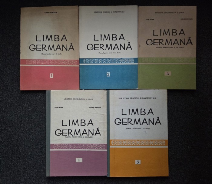 LIMBA GERMANA MANUAL PENTRU ANUL 1, 2, 3, 4, 5 DE STUDIU
