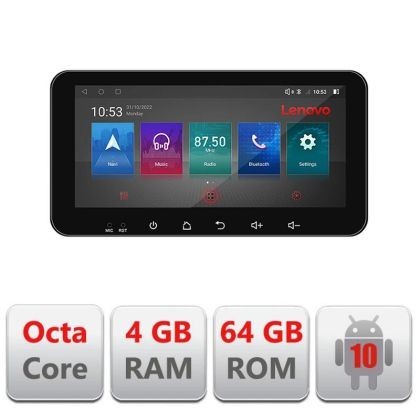 Navigatie Toyota Auris 2017- I-AURIS 4+64 ecran 10.33&quot; Android Waze USB Navigatie Internet Youtube Radio CarStore Technology