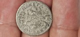 3 kreuzer 1753 argint , Prussia , Frederic II