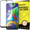 Folie Protectie Ecran WZK pentru Samsung Galaxy M21 / Samsung Galaxy M30s, Sticla securizata, Full Face, Full Glue, Neagra