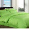 Cearsaf de pat cu elastic din damasc, densitate 130 g/mp, Verde