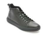 Ghete GEOX negre, U465WB, din piele naturala