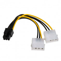 Adaptor AKYGA AK-CA-13 2x Molex / PCI-Express 6pin 15cm foto