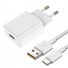 Incarcator Retea cu Cablu USB-C vivo, 33W, 3A, 1 x USB-A, Alb 5469192