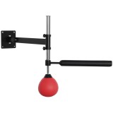 HOMCOM Pară de Viteză pentru Box și MMA cu &Icirc;nălțime Reglabilă și Tijă, 79x72x20 cm, Roșu | Aosom Romania