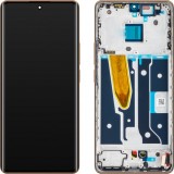 Cumpara ieftin Display cu Touchscreen Realme 11 Pro+, cu Rama, Beige (Sunrise Beige), Service Pack 621029000028