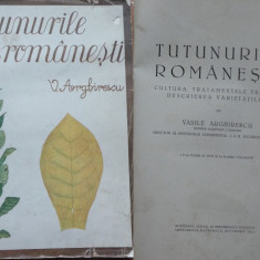 Arghirescu , Tutunurile romanesti , 1939 , 66 ilustratii si 24 planse color