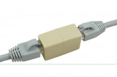 Adaptor,conector,cupla pentru extensie cablu RJ45,cat 5,6 foto