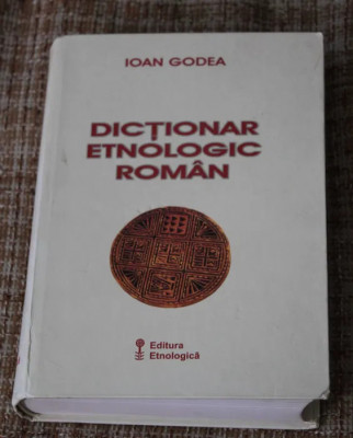 Ioan Godea - Dictionar etnologic roman etnografic de arta populara etnologie raritate foto