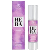 Loțiune pentru femei SECRET PLAY HERA Silky Skin, pentru corp, păr și masaj, cu feromoni, note de vanilie neagră și pară, 50 ml
