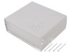 Carcasă polistiren gri cu panou 159mm x 139mm x 59mm, KRADEX