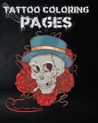 Tattoo Coloring Pages: Relaxation by pasting different designs, it is for adults, women and men. foto