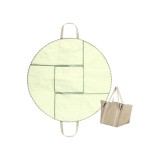 Pătură de picnic portabilă, geantă de umăr convertibilă, pătură de camping impermeabilă 100x100 cm rotundă
