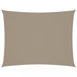 Cumpara ieftin Panza parasolar, taupe, 4x5 m, tesatura oxford, dreptunghiular