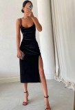Cumpara ieftin Rochie Eleganta, Catifea Subtire