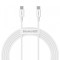 Cablu Date si Incarcare USB-C - USB-C Baseus Superior Series, 100W, 2m, Alb CATYS-C02
