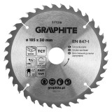 Disc fierastrau VIDIA Graphite 185 x 30 mm, 36 dinti, pentru lemn