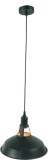 Pendul Graphite Negru+Orange 1xE27 40W, Erste