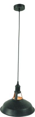 Pendul Graphite Negru+Orange 1xE27 40W foto