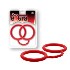 EXTRA SEX - MANȘETE DE SILICON ROȘU