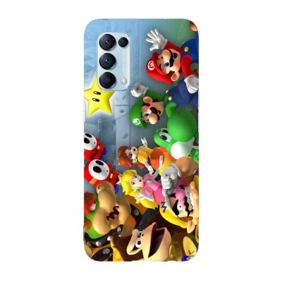 Husa compatibila cu Oppo A96, Viceversa, model Super Mario Universe, Silicon, TPU foto