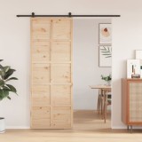 VidaXL Ușă de hambar, 80x208 cm, lemn masiv de pin