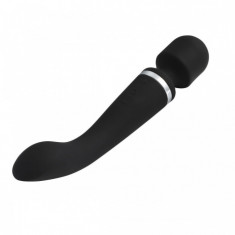 Vibrator Masaj Elina 2 Capete Vibratoare 20 Moduri Vibratii Negru Silicon USB Passion Labs foto