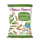 Pufuleti cu Hrisca cu Piper Fara Gluten Bio Crousty 75 grame Le Pain Des Fleurs