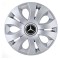 Set 4 Capace Roti Autohelix MSA&reg; potrivite jantelor de 14 inch, Compatibil Cu Mercedes, model Top Gray