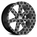 Set 4 folii autoadezive jante auto, &Atilde; 60 cm, model fjt-26, printate ecosolvent outdoor