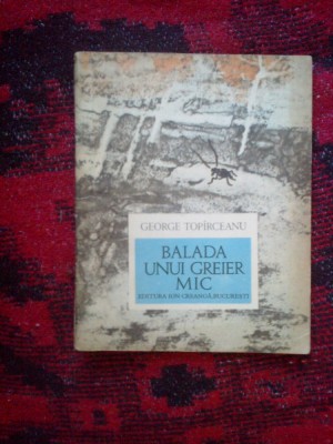 k1 Balada unui greier mic - George Topirceanu foto