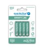 Set 4 baterii re&icirc;ncărcabile everActive R03/AAA Ni-MH 550 mAh