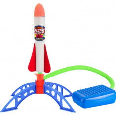 Jucarie pentru copii, lansator rachete cu piciorul, un lansator, 3 rachete, fara lumina foto