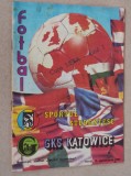 Program Cupa UEFA - Turul 1 - Sportul Studentesc - GKS Katowice - 15 sept 1987