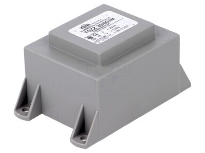 Transformator &amp;icirc;ncapsulat 20VA 230VAC 9V 2,22A PCB foto