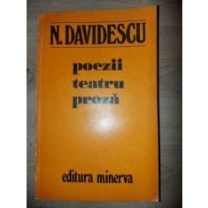 Poezii, teatru, proza- N. Davidescu