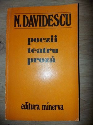 Poezii, teatru, proza- N. Davidescu foto