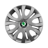 Set 4 Capace Roti 15 inchi (R15) Compatibile Cu SKODA model - 330
