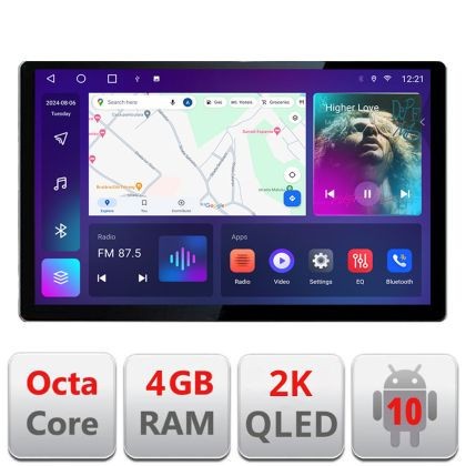 Navigatie dedicata Edonav Audi A4 A5 B8 cu MMI3G, Ecran 2K QLED 13&quot;,Octacore,4Gb RAM,32Gb Hdd,4G,360,DSP,Carplay,Bluetooth CarStore Technology