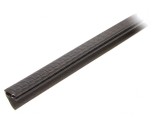 Garnitură EPDM PVC Neagră 10m 16mm x 13mm