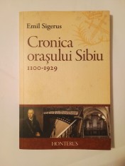 Emil Sigerus - Cronica orașului Sibiu (1100-1929)
