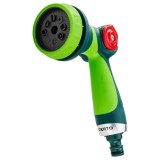 Pistol de stropit pentru gradina Verto, 8 functii, debit reglabil