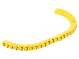 Markere Marcaj Galben PVC 2,5-5mm 30-60&deg;C