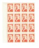 URSS 1948 - Uzual 1R, Mi.No.1245 bloc de 16 marci neuzate