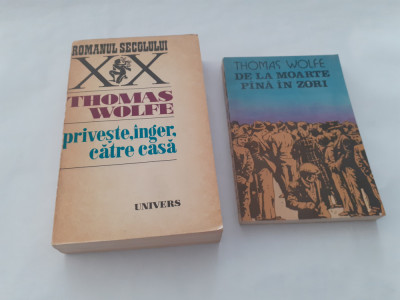 Thomas Wolfe - Priveste , inger , catre casa/DE LA MOARTE PANA-N ZORI RF10/0 foto